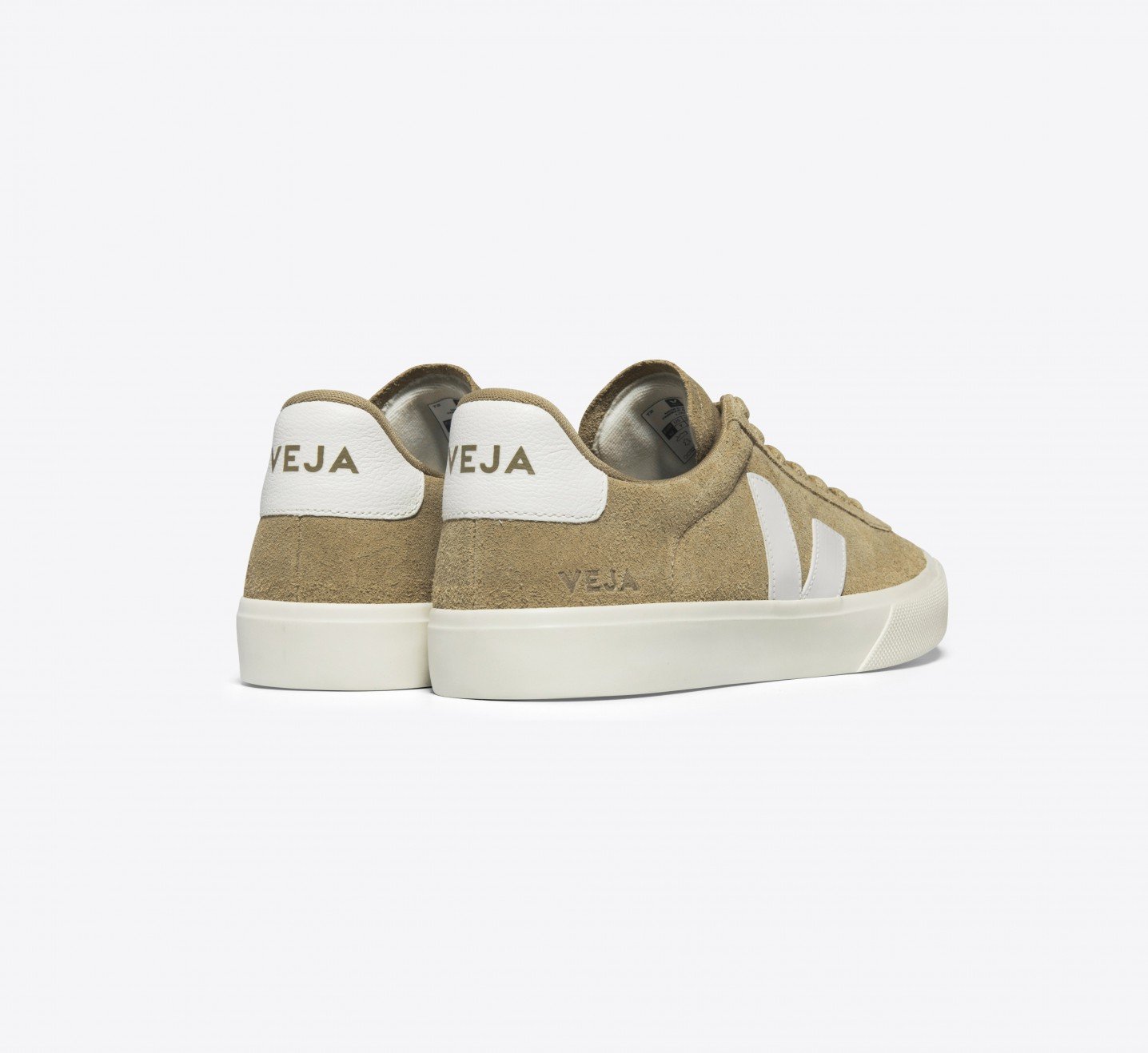 Tênis Veja Campo Suede Dune White