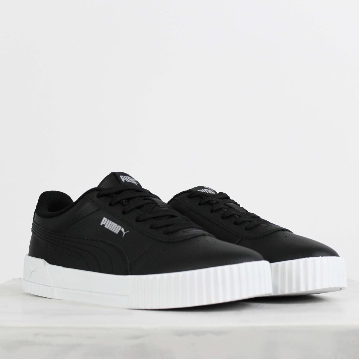 Tênis Puma Carina L BDP Black White Silver