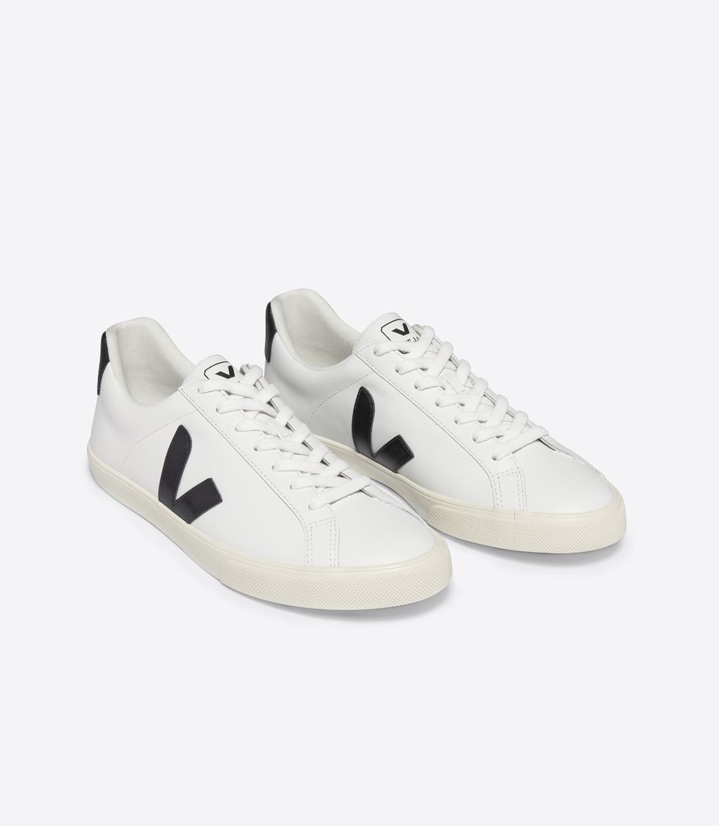 TENIS VEJA ESPLAR LOGO LEATHER XTR WHTE BLACK