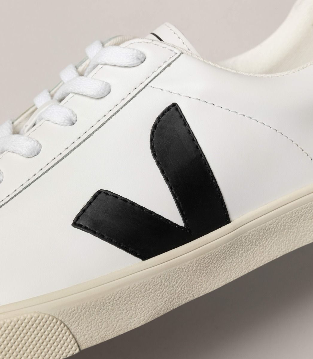 TENIS VEJA ESPLAR LOGO LEATHER XTR WHTE BLACK