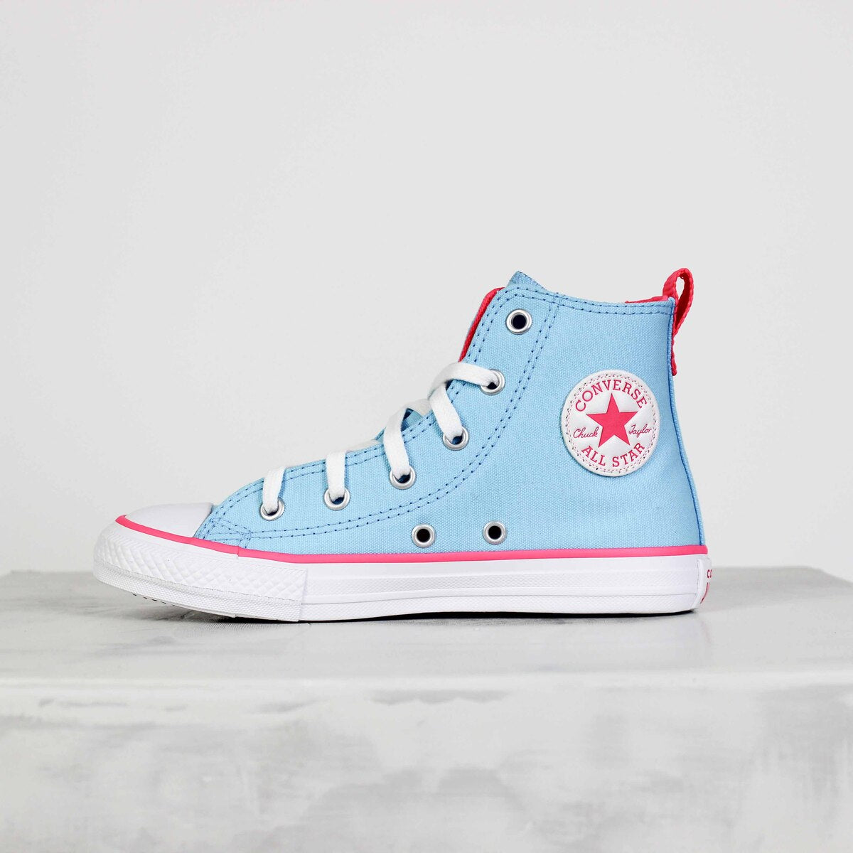 Tênis Converse Chuck Taylor All Star Side Zip Azul Claro