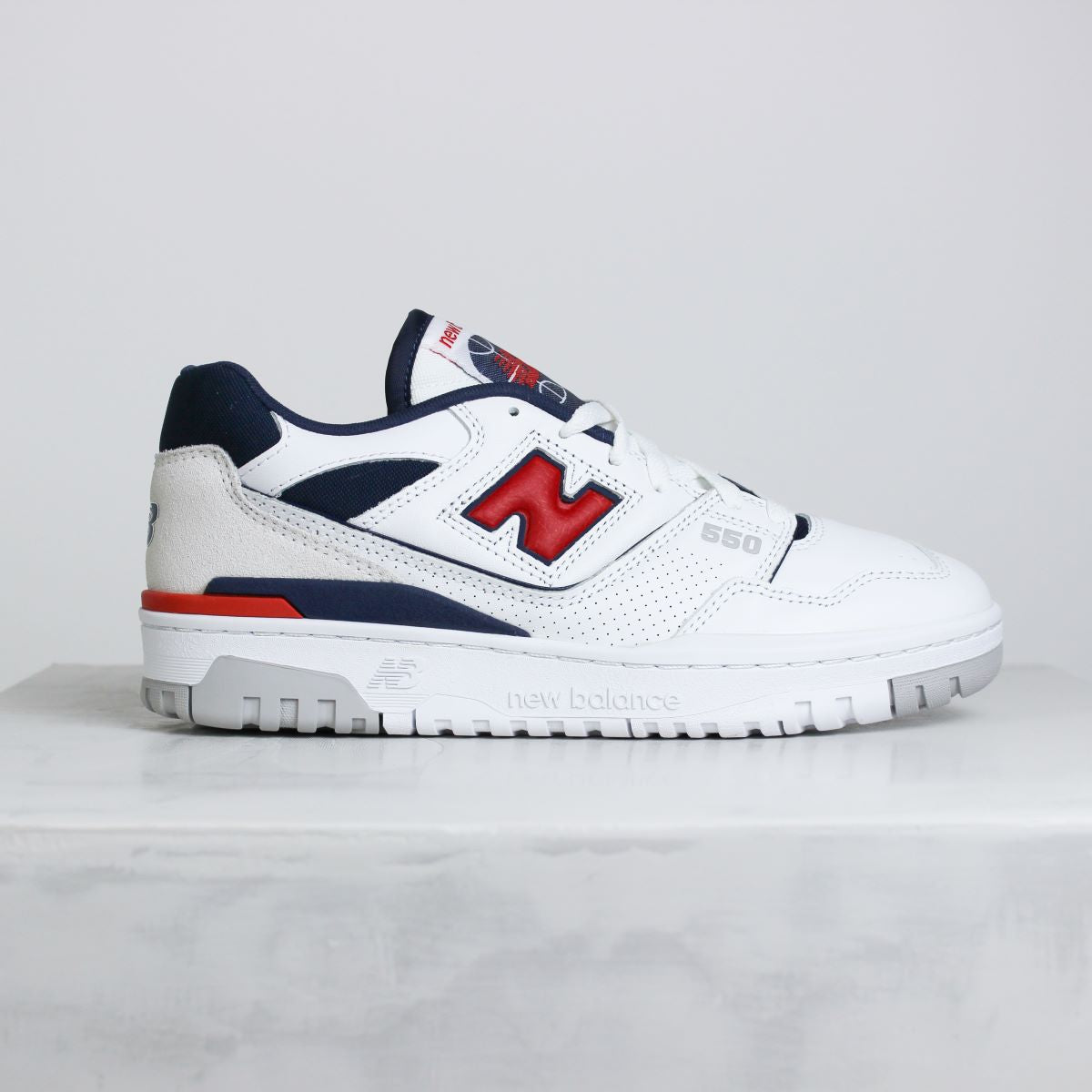 TENIS NB 550 MASCULINO BCO VRM