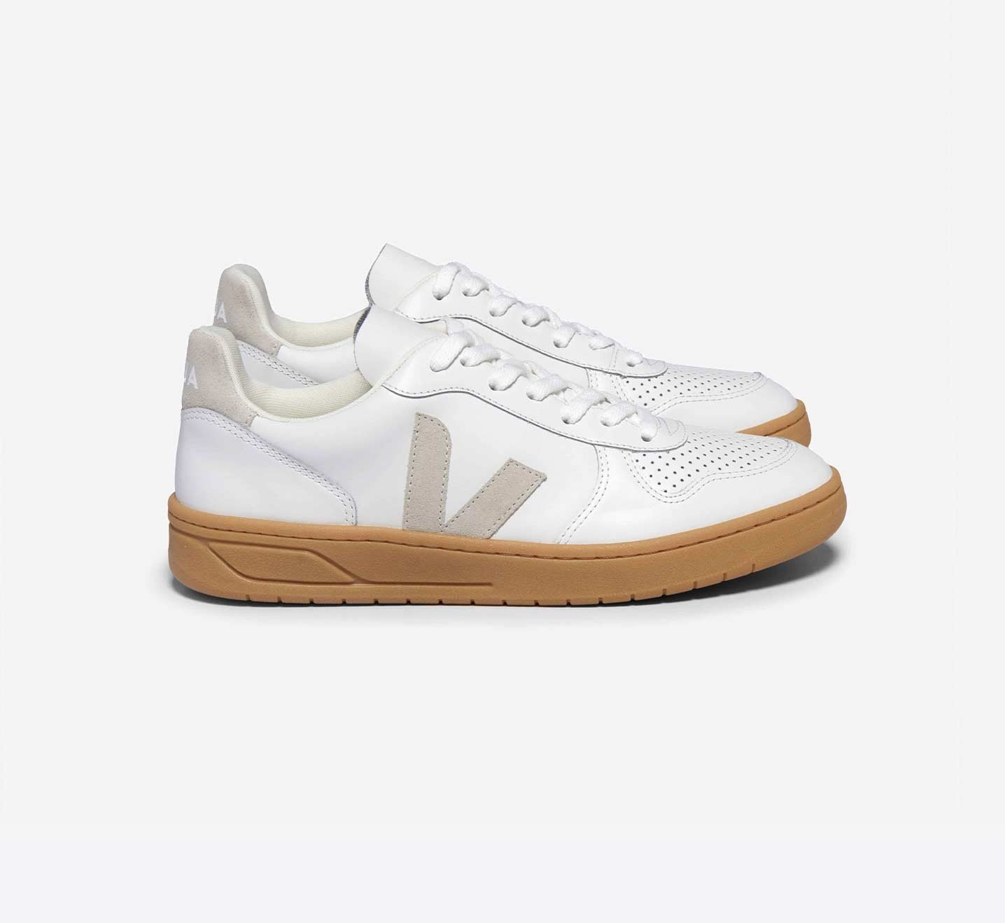 Tênis Veja V-10 Leather Extra White Natural