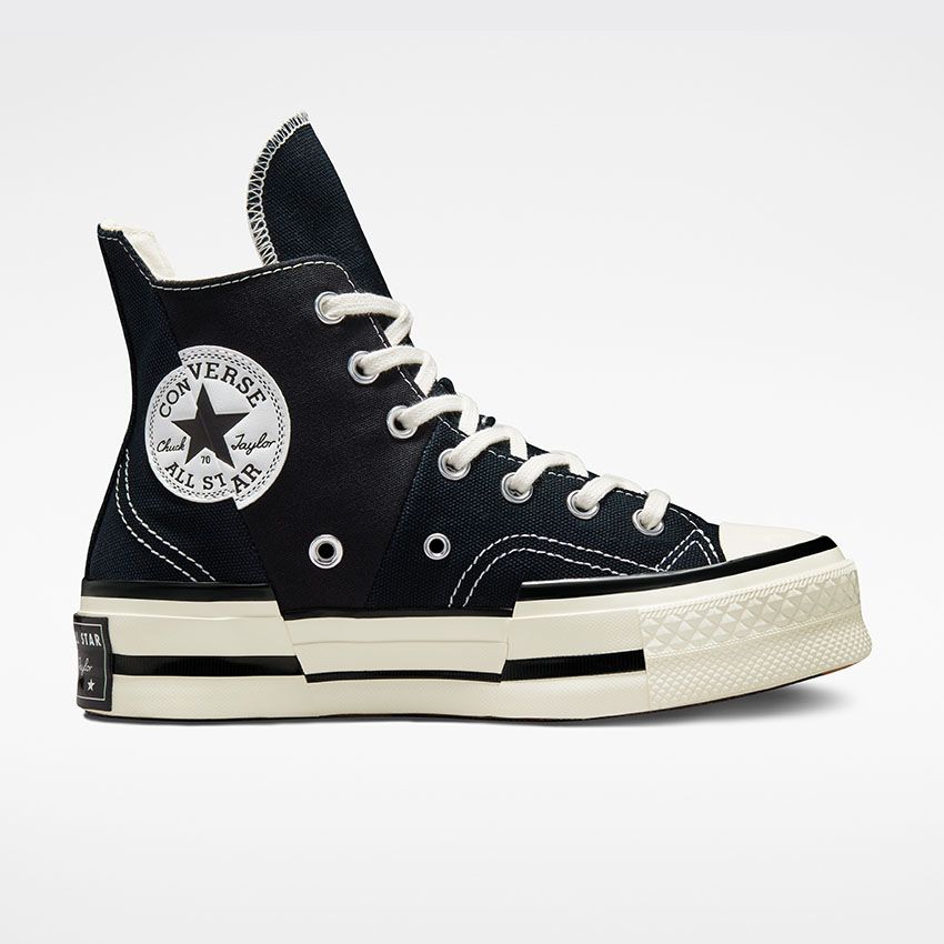 TENIS CONVERSE CHUCK 70 PLUS PRETO PRETO AMENDOA