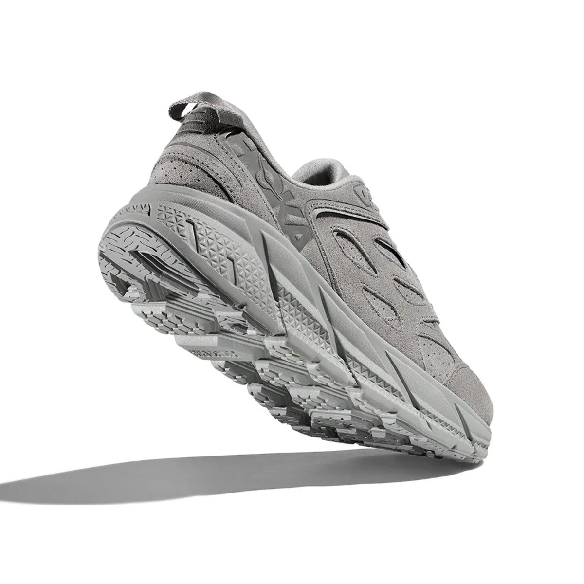 Tênis Hoka Clifton L Suede Cinza
