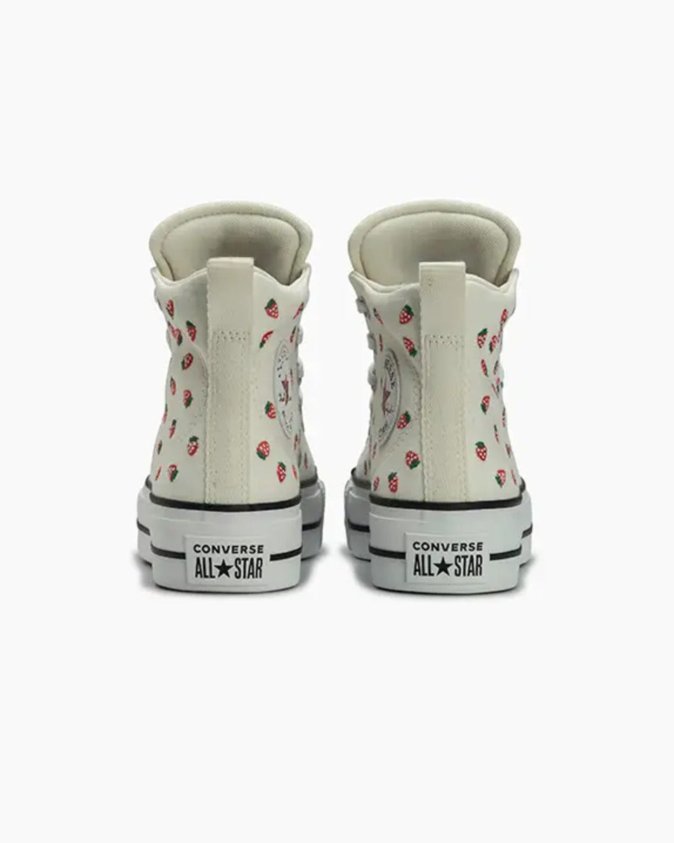 Tênis Converse Chuck Taylor Padded Lift Strawberries Bege