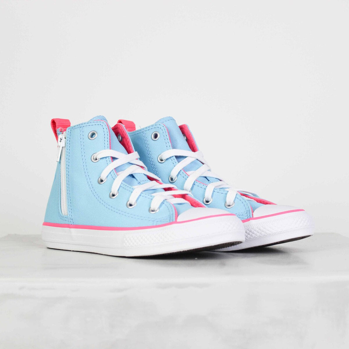 Tênis Converse Chuck Taylor All Star Side Zip Azul Claro