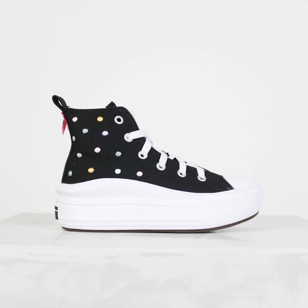 Tênis Converse Chuck Taylor All Star Move Polka Dots Preto