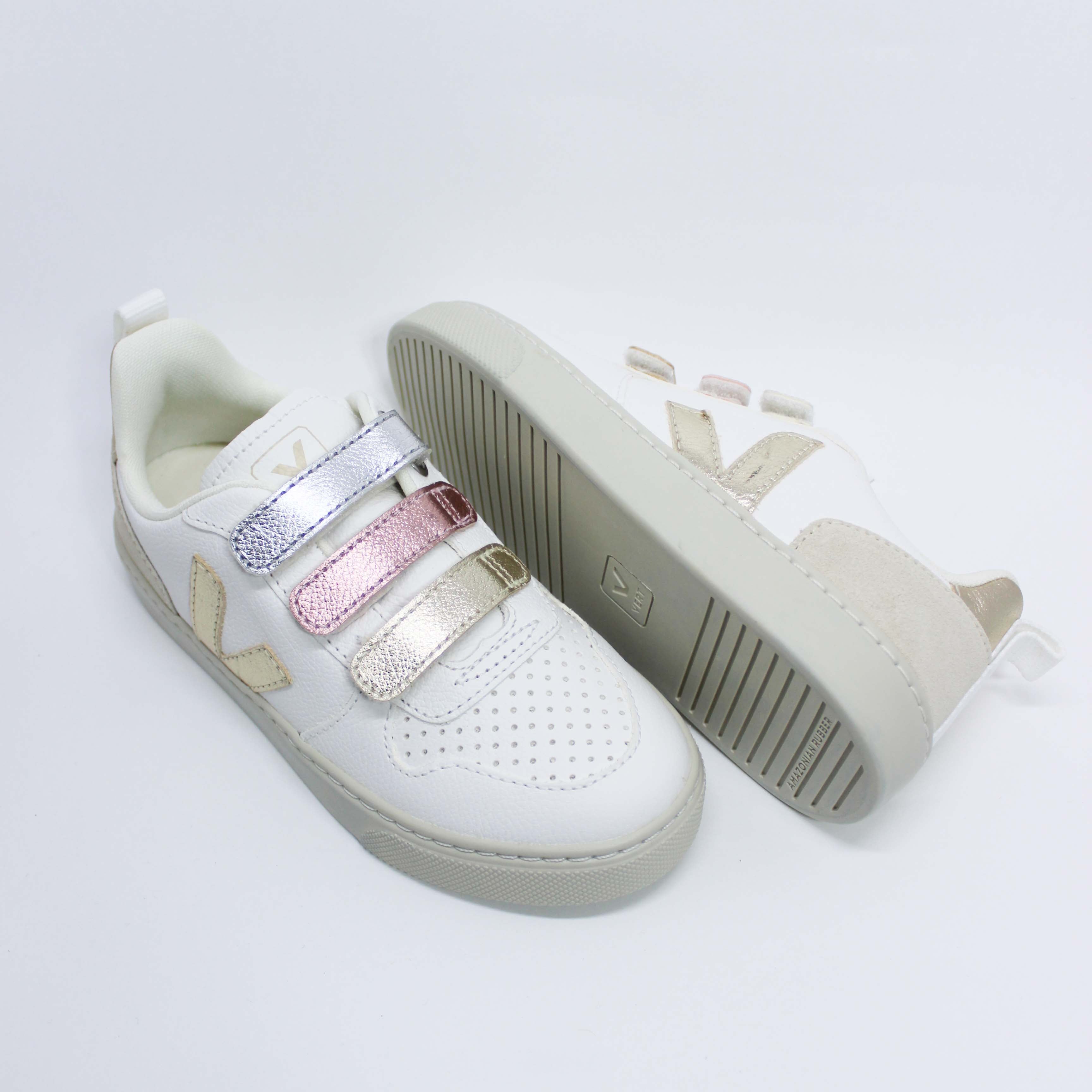 Tênis Vert Infantil V-10 Chromefree Multico Extra White Shiny