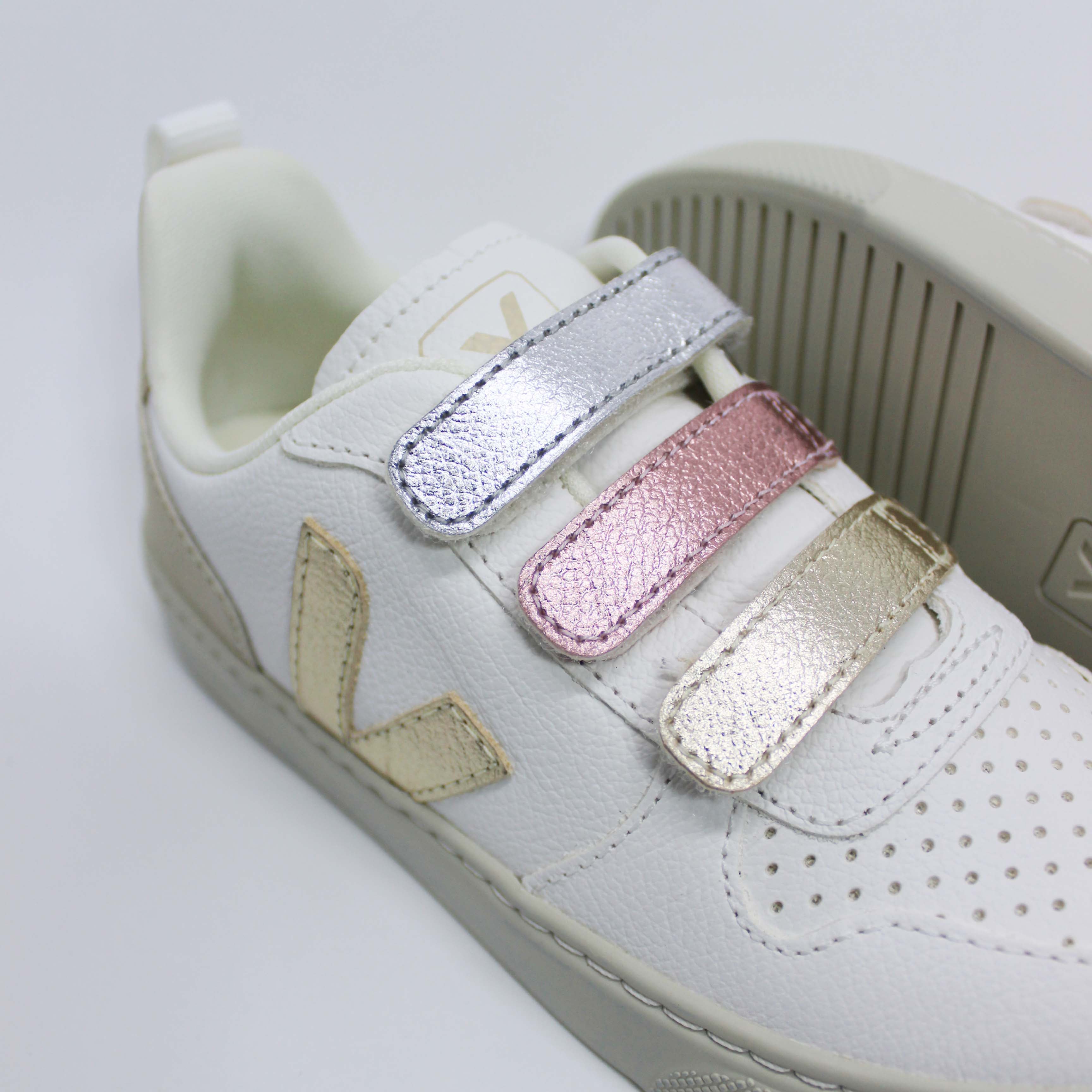 Tênis Vert Infantil V-10 Chromefree Multico Extra White Shiny