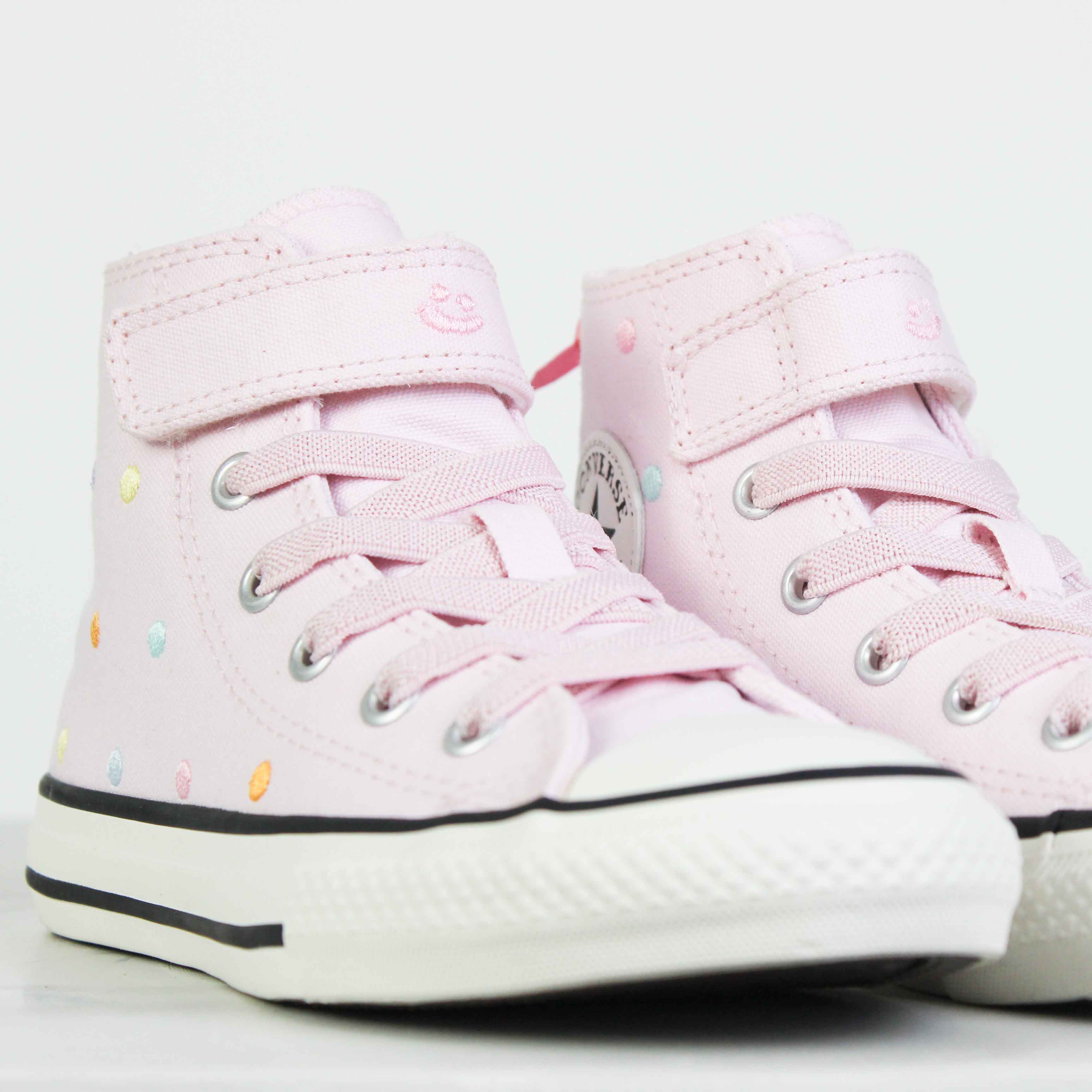 Tênis Converse Chuck Taylor All Star 1v Polka Dots Rosa