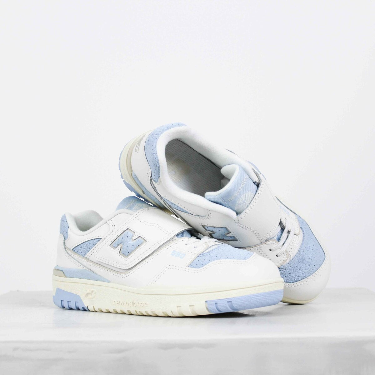 Tênis New Balance 550 Infantil Bege Azul