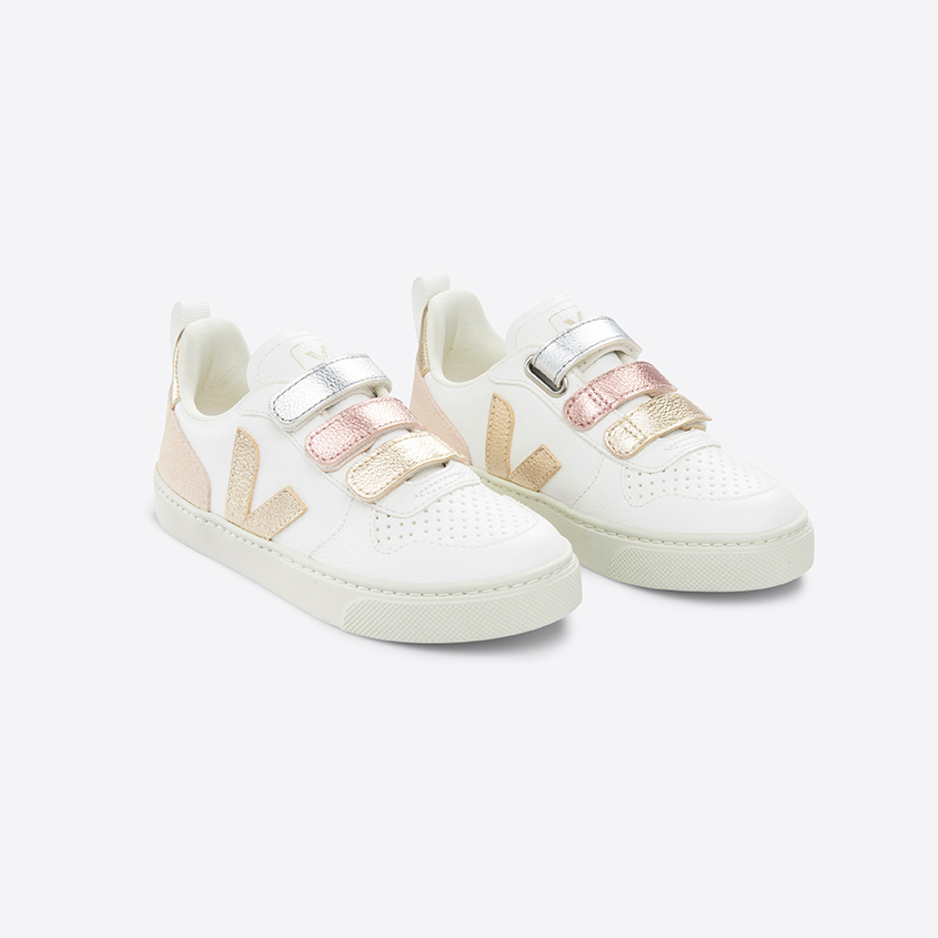 Tênis Vert Infantil V-10 Chromefree Multico Extra White Shiny