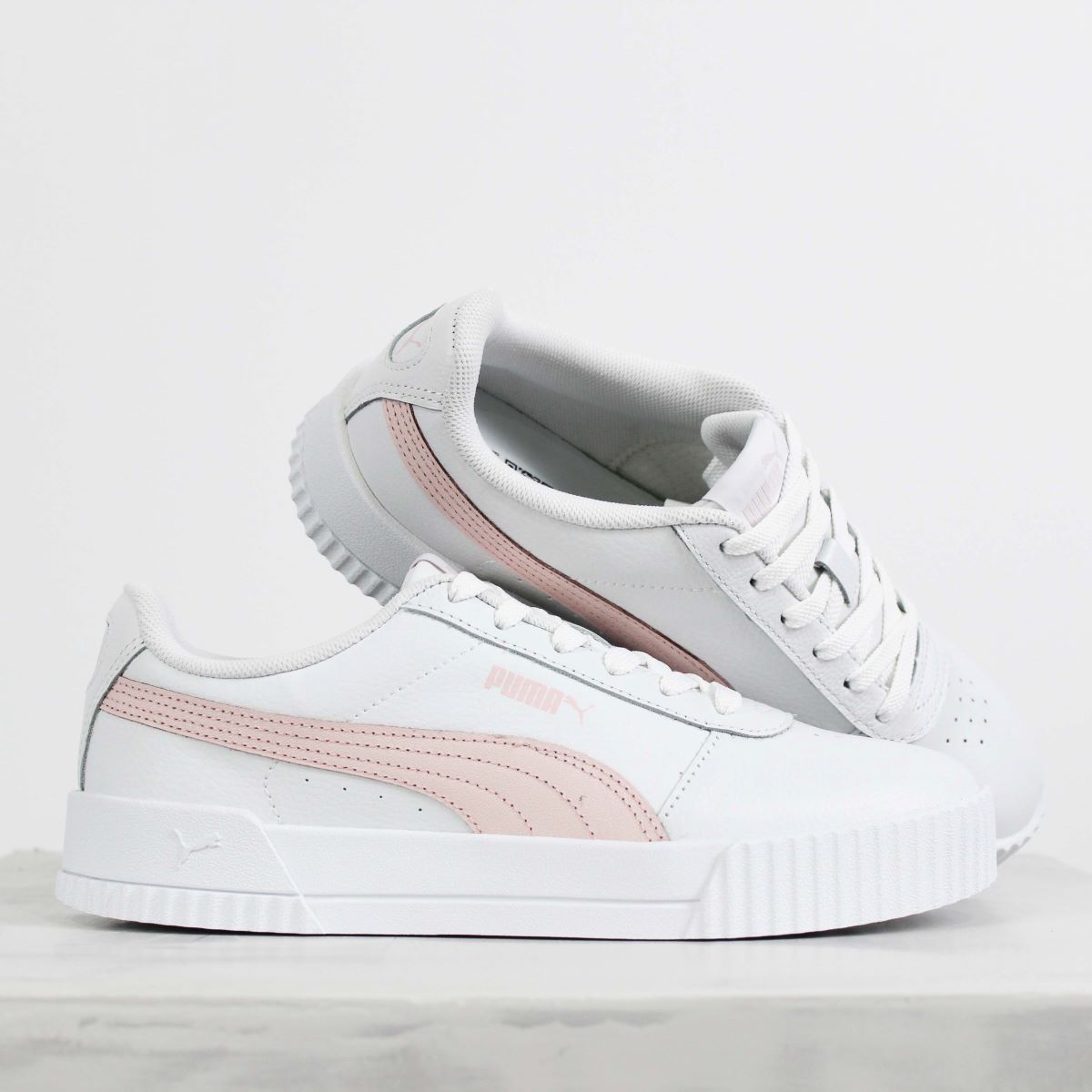 Tênis Puma Carina L BDP White Rosewater