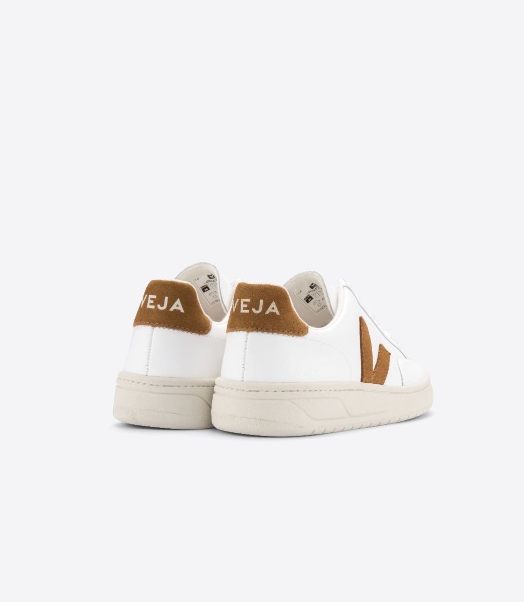 TENIS VEJA V-12 LEATHER EXTRA WHITE CAMEL