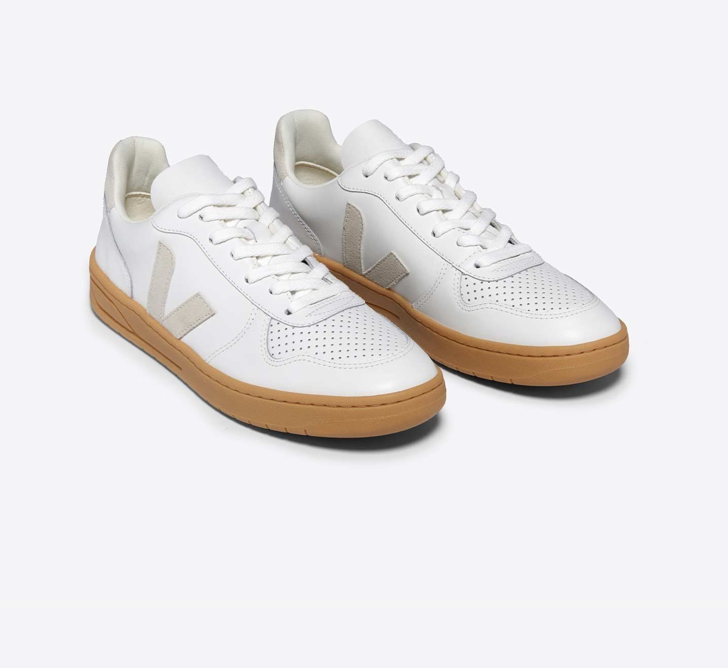 Tênis Veja V-10 Leather Extra White Natural