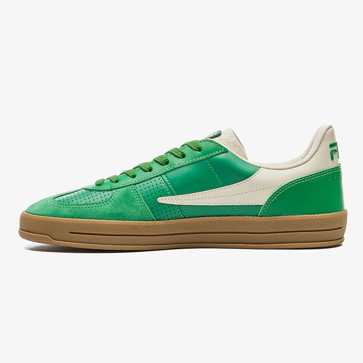 Tênis Fila Fx Court 70 Vintage Feminino Verde Bege