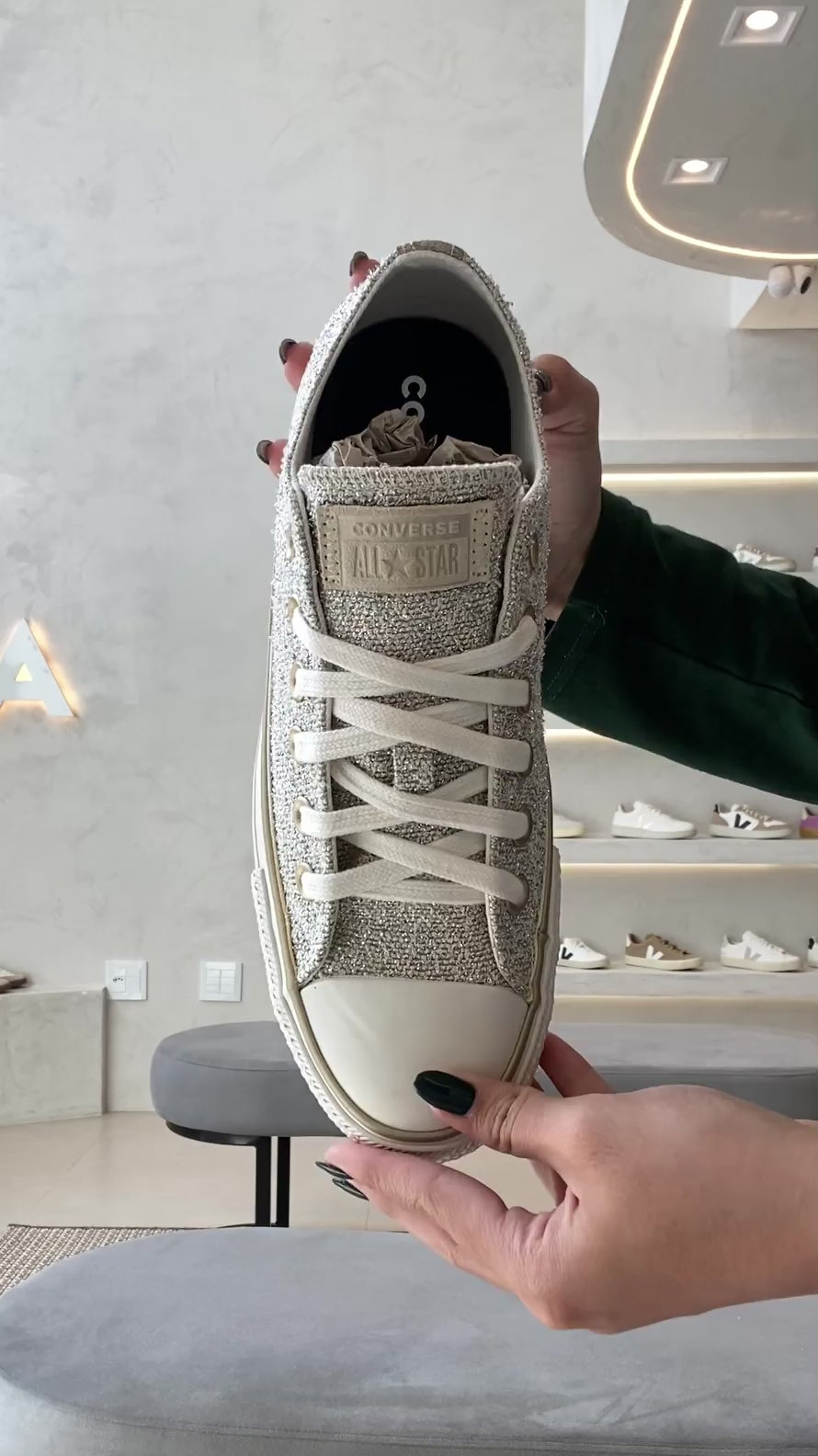 Tênis Converse Chuck Taylor All Star Ouro Claro Amêndoa