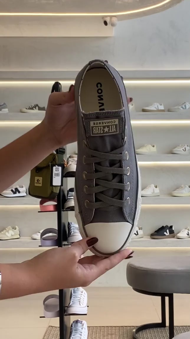 Tênis Converse Chuck Taylor All Star Lift Modern Tailored Cinza