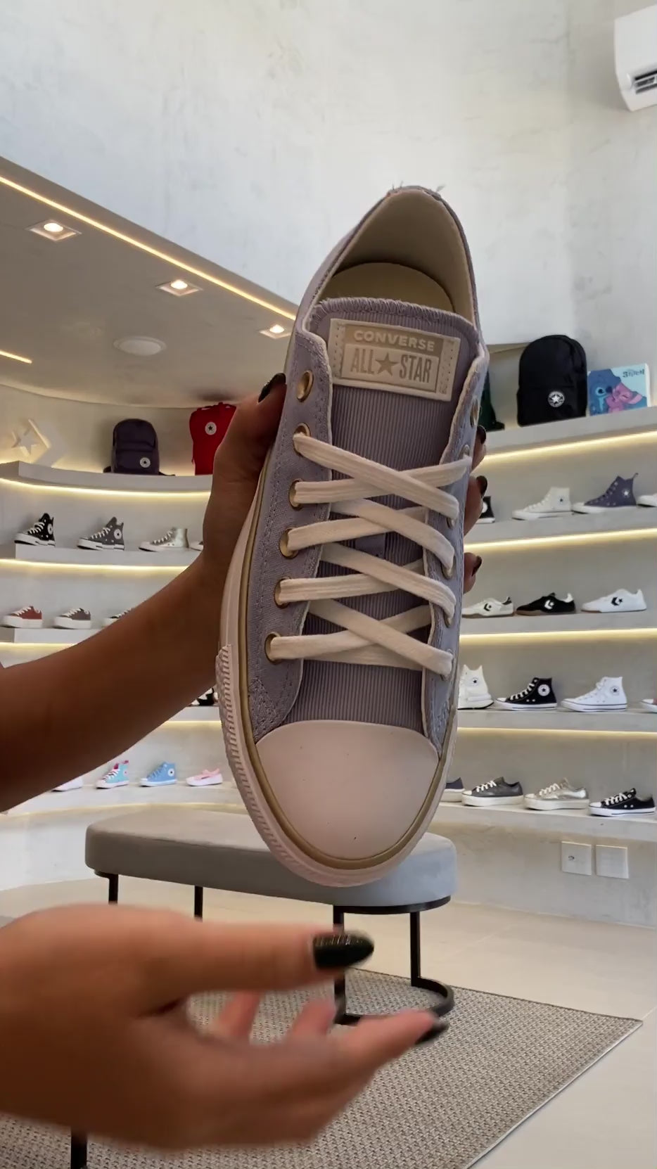 Tênis Converse Chuck Taylor All Star Lilás Fosco