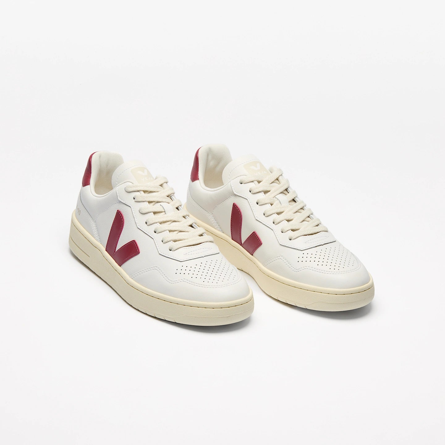 Tênis Veja V-90 O.T Leather Extra White Marsala