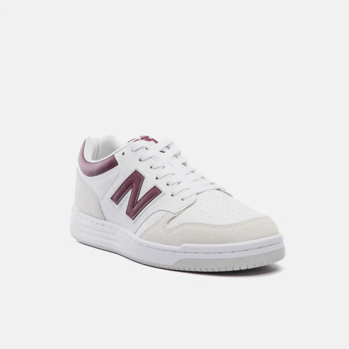 Tênis New Balance 480 Low Branco Vinho