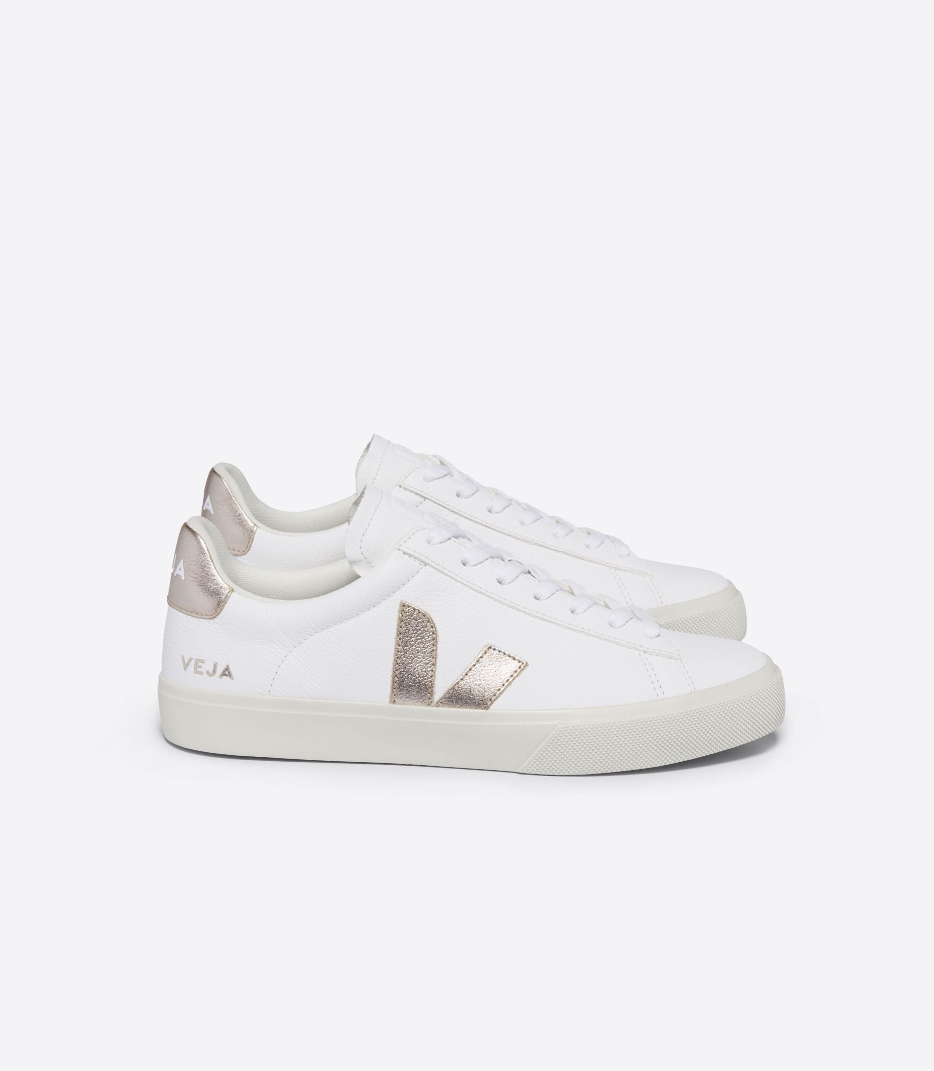 TENIS VEJA CAMPO CF LEATH XTRA WHTE PLATINE