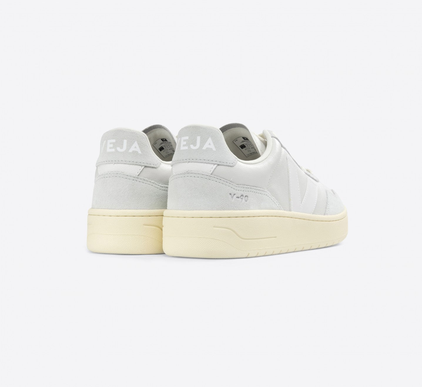 TENIS VEJA V-90 O T LEATHER GRAVEL WHITE