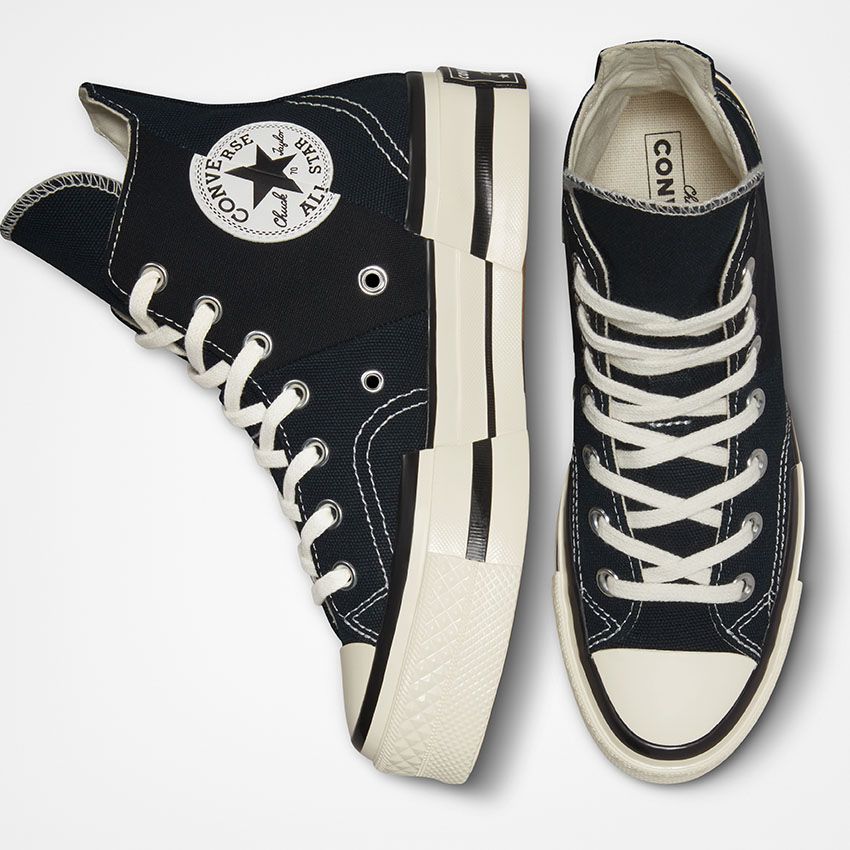 TENIS CONVERSE  CHUCK 70 PLUS PRETO PRETO AMENDOA