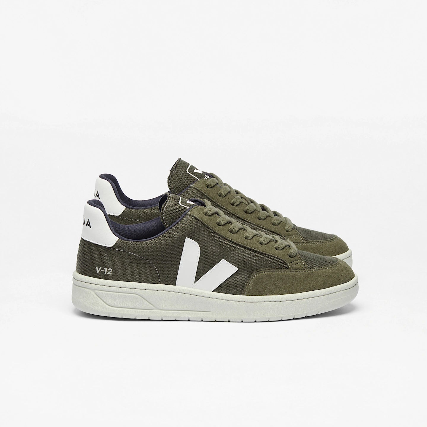 Tênis Veja V-12 B-Mesh Olive White