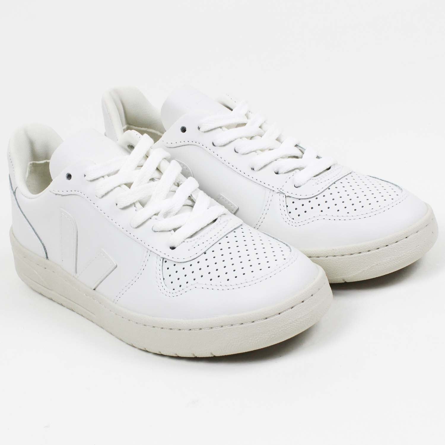 Tênis Veja V-10 Leather Extra White Feminino