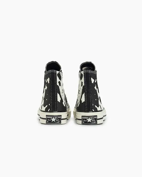 Chuck 70 Cow Print Cano Alto Preto
