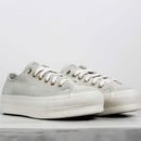 Tênis Converse Chuck Taylor All Star Lift Suede Branco