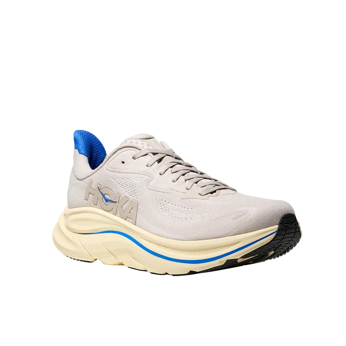 Tênis Hoka Clifton 10 Masculino Bege Azul
