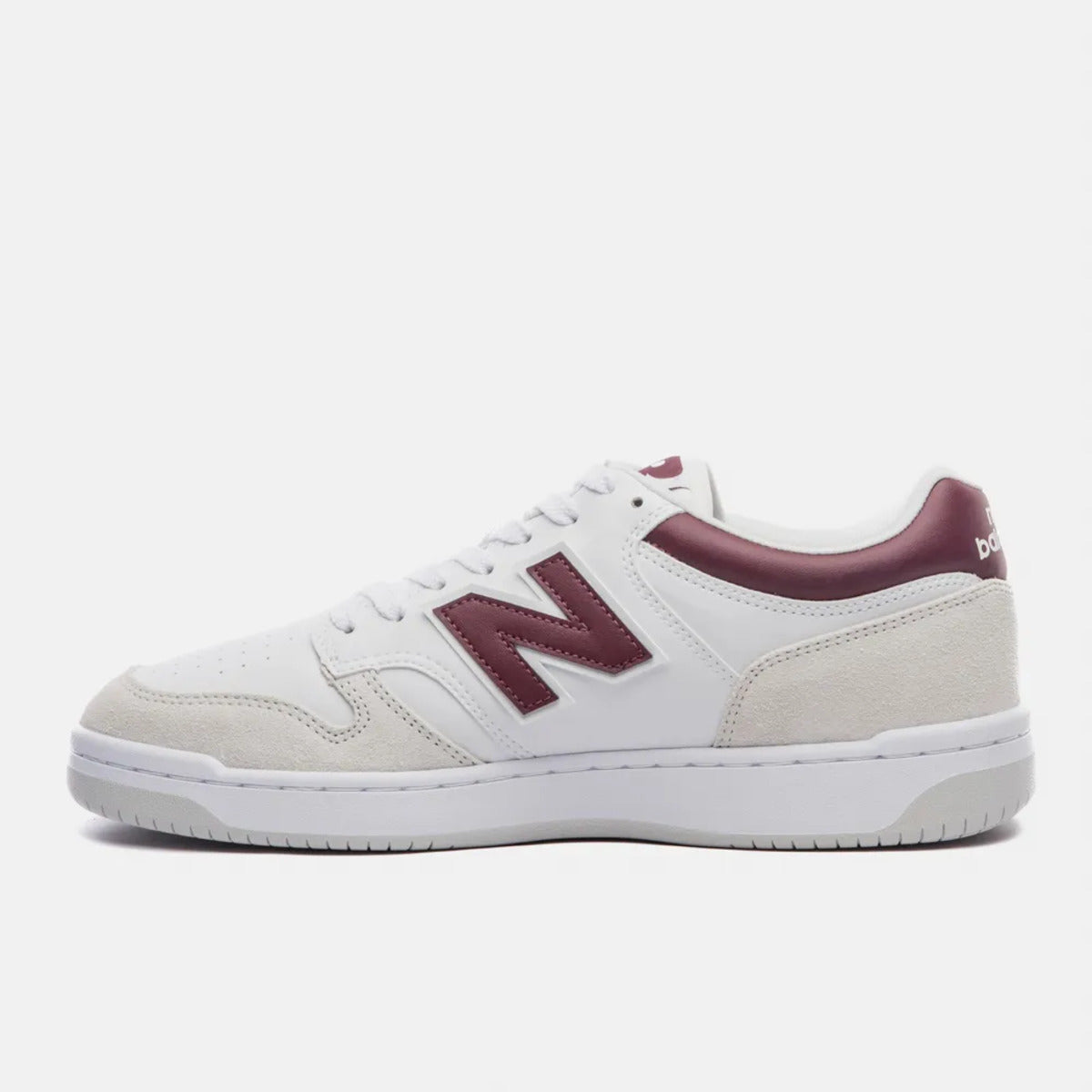 Tênis New Balance 480 Low Branco Vinho