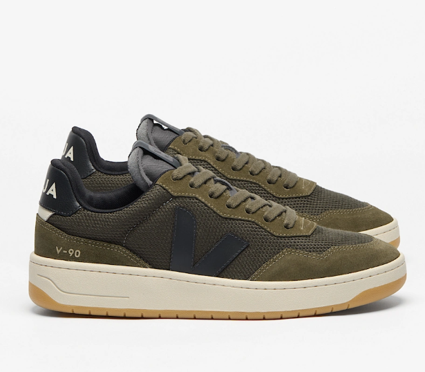 Tênis Veja V 90 B Mesh Olive Black