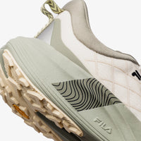 Tenis Fila Racer Skytrail Bege Claro Oliva Medio Verde Limao