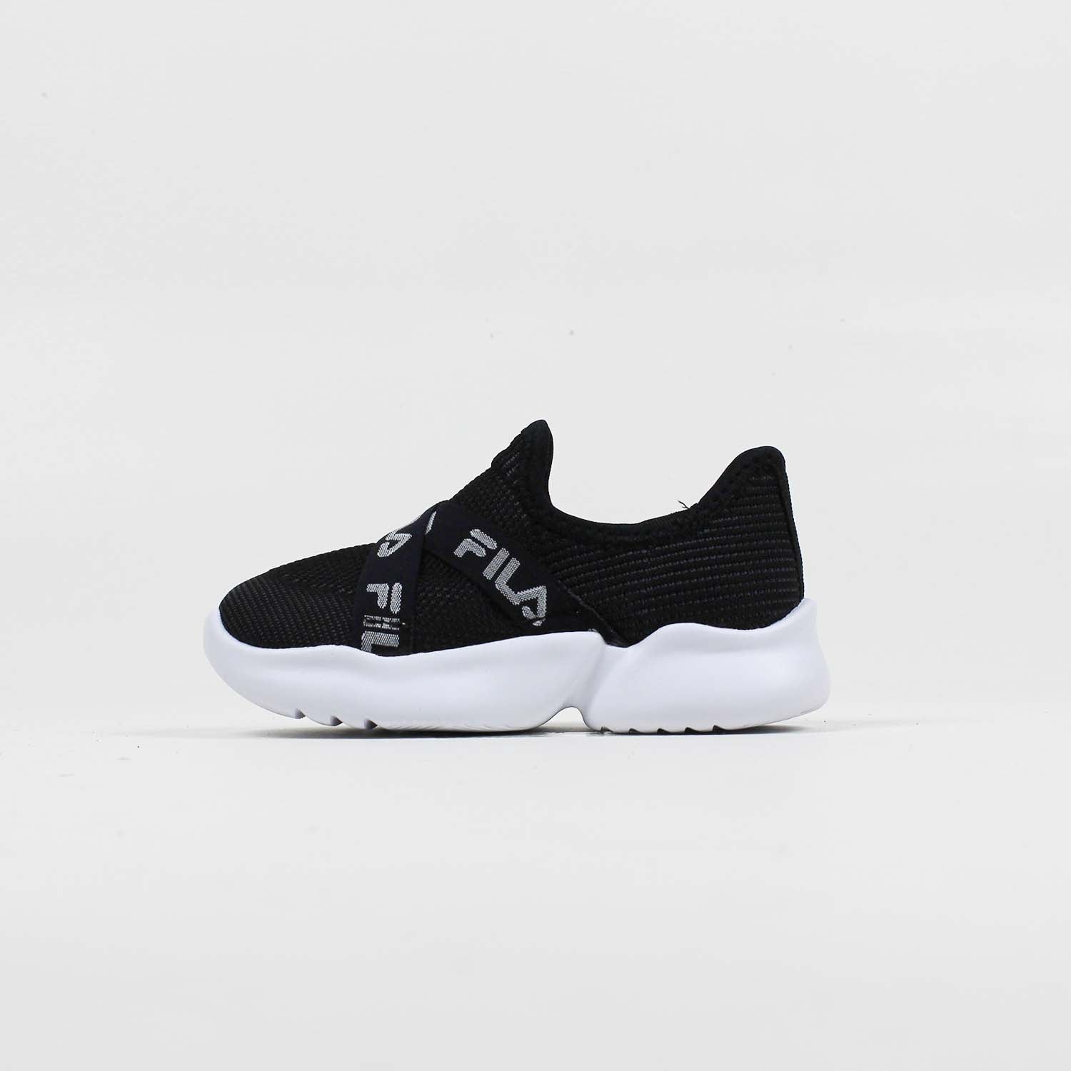 Tênis Fila Play Baby Preto e Branco