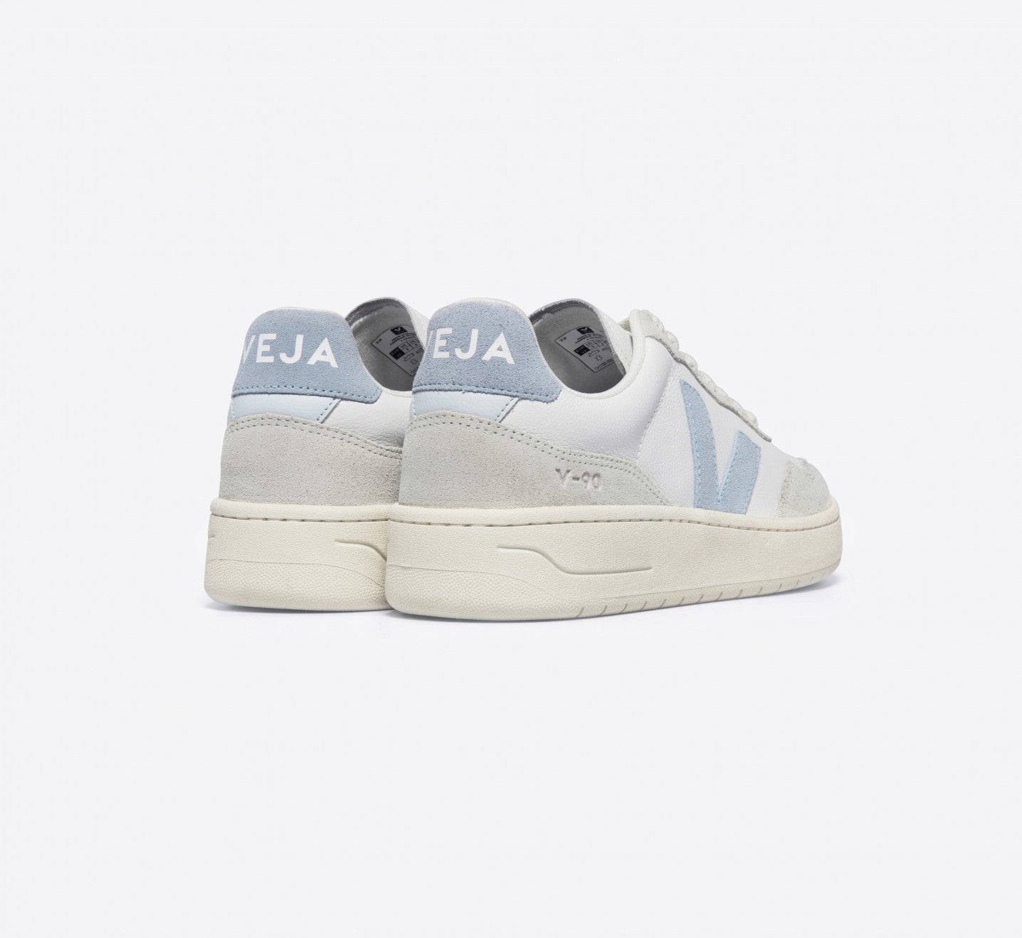 TENIS VEJA V-90 O T LEATH EXTRA WHITE STEEL
