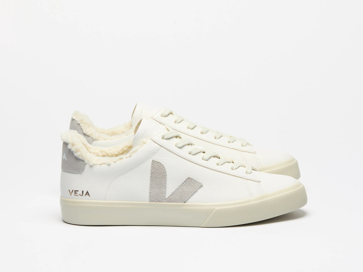 Tênis Veja Campo Winter Extra White Light Grey