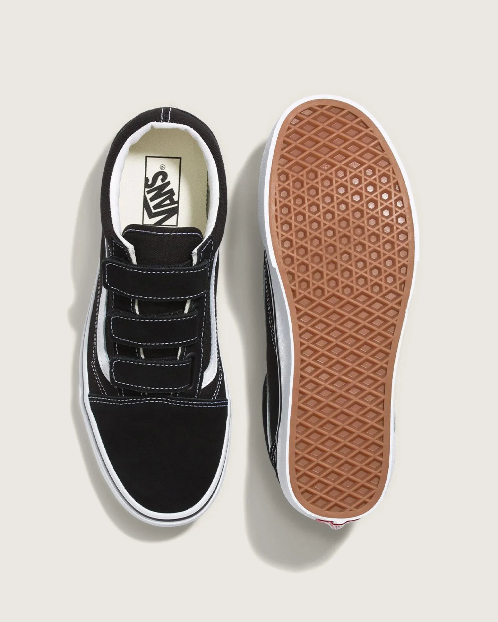 Tênis Vans Old Skool V Suede Canvas Black True White