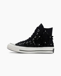 Tênis Converse Chuck 70 Bow Studded Cano Alto Preto