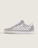 Tenis Vans Old Skool Checkerboard Soft Purple True Whit