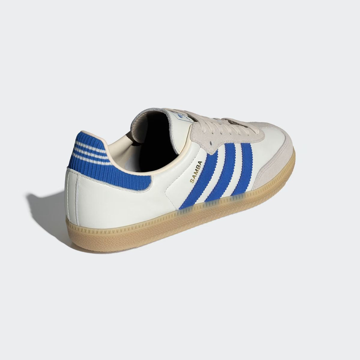 Tênis Adidas Samba OG Cloud White Blue Gum