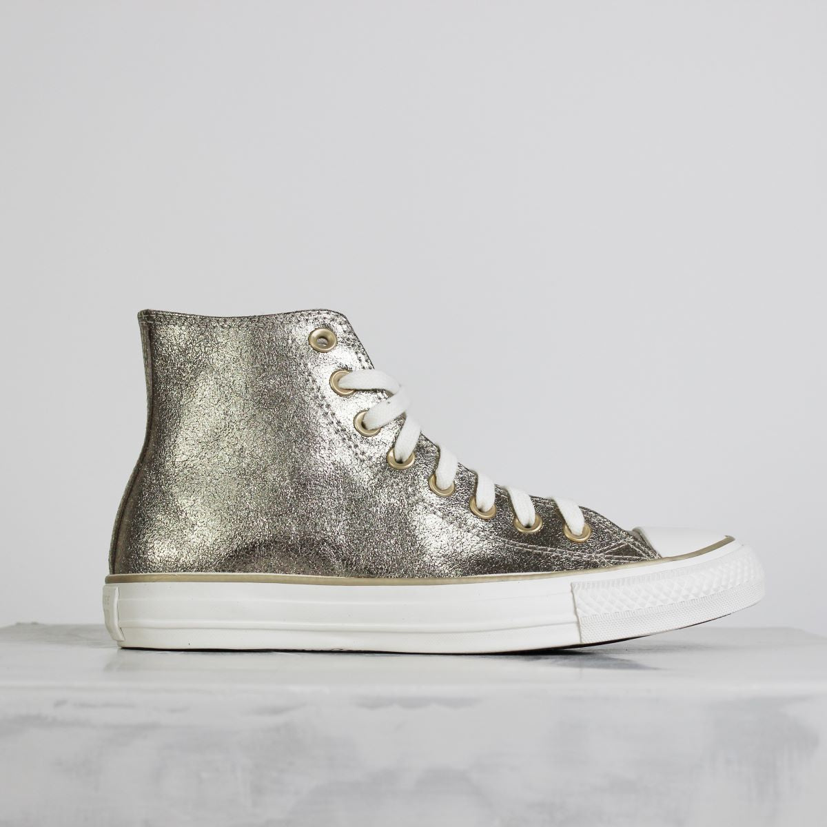 Tênis Converse Chuck Taylor All Star Hi Pretty Patina Ouro