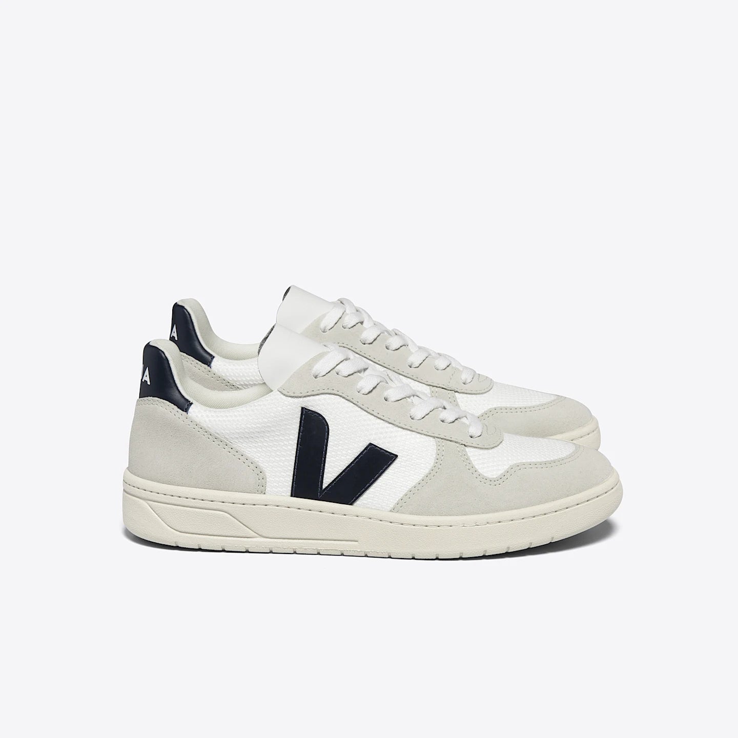 Tênis Veja V-10 B-Mesh White Nautico
