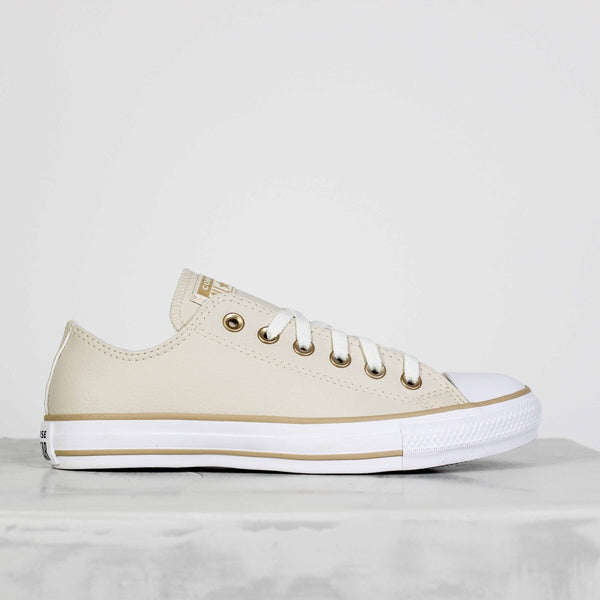 Tênis Converse Chuck Taylor All Star Ox Essential Nude Bege Claro