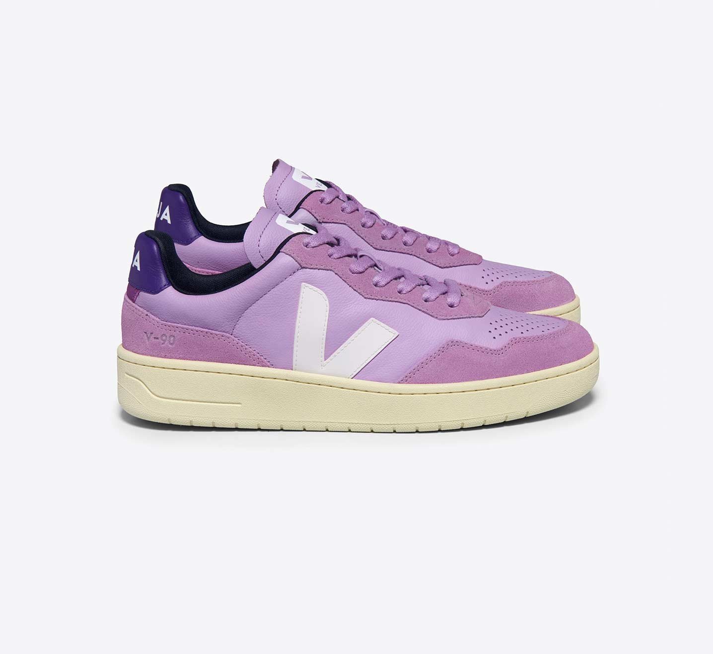 Tênis Veja V-90 O.T Leather Orchid White