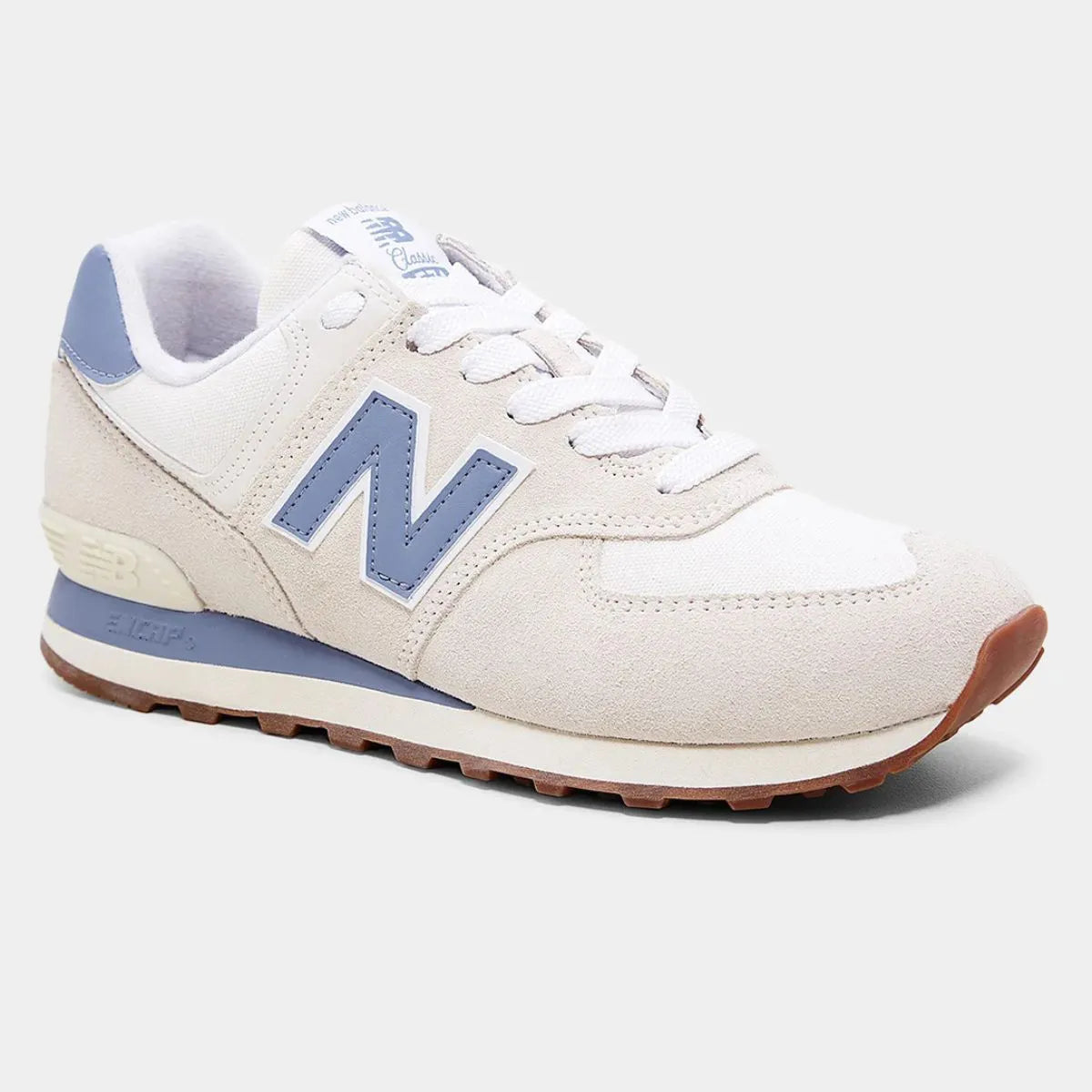 Tênis New Balance 574v2 Bege Azul