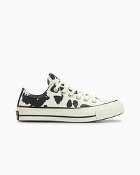 Tênis Converse Chuck 70 Cow Print Cano Baixo Preto
